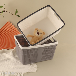 Hot selling multicolor pp hollow <em>storage</em> <em>basket</em> toys <em>storage</em> container