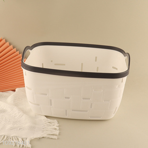 Good selling home pp hollow <em>storage</em> <em>basket</em> with handle