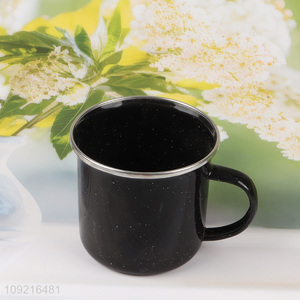 Hot Selling Portable Enamel Coffee Tea Mug Enamel Drinking <em>Cup</em>