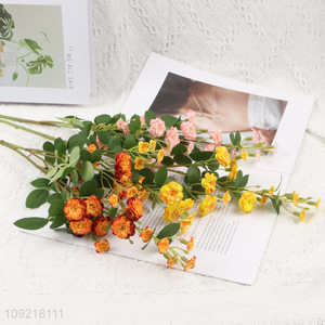 High Quality <em>Artificial</em> Rose Fake <em>Flower</em> Faux <em>Flower</em> for Home Decor