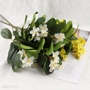 Factory Supply 5 Heads <em>Artificial</em> <em>Flower</em> Fake <em>Flower</em> Faux <em>Flower</em> Bouquet