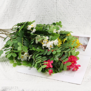 Wholesale 5 Heads <em>Artificial</em> <em>Flower</em> Fake <em>Flower</em> Bouquet for Living Room Decor