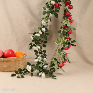 Factory Price Hanging <em>Artificial</em> <em>Flower</em> Vine for Home Garden Decor