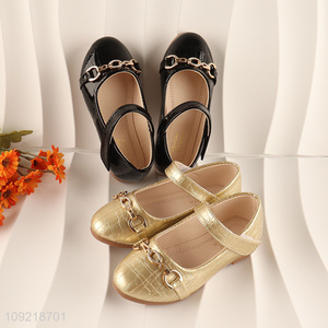 China products multicolor fashion girls Children's leather <em>shoes</em>
