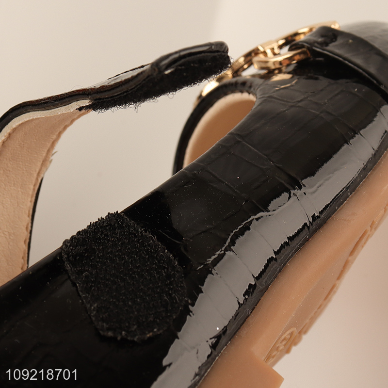 China products multicolor fashion girls Children's leather shoes