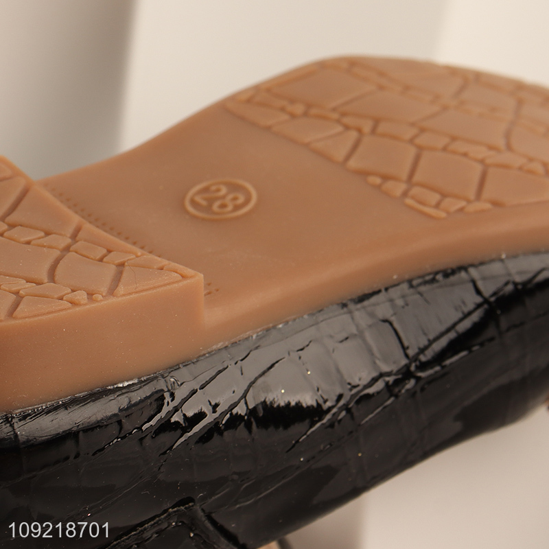 China products multicolor fashion girls Children's leather shoes