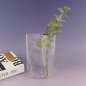 Hot selling clear glass <em>flower</em> <em>vase</em> hydroponic <em>vase</em> for home decor
