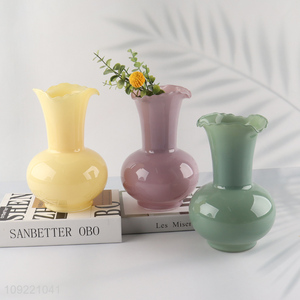 China products multicolor tabletop decor glass <em>flower</em> <em>vase</em> hydroponic <em>vase</em>