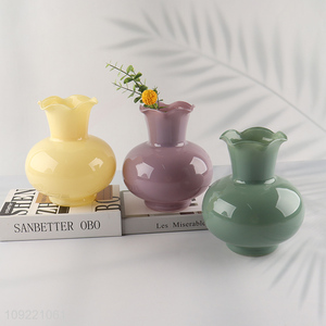 Top selling living room decor glass <em>flower</em> <em>vase</em> hydroponic <em>vase</em>