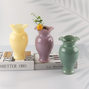 Top products modern style glass <em>flower</em> <em>vase</em> hydroponic <em>vase</em> for home decor