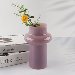 Yiwu market living room decor glass <em>flower</em> <em>vase</em> hydroponic <em>vase</em> for sale