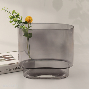 Latest products glass indoor home decor <em>flower</em> <em>vase</em> bud <em>vase</em> for sale