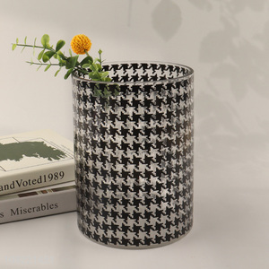 China products round tabletop decor glass <em>flower</em> <em>vase</em> bud <em>vase</em> for sale