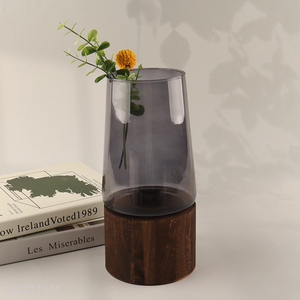 Factory direct sale modern style home decor glass <em>flower</em> <em>vase</em> hydroponic <em>vase</em> bud <em>vase</em>