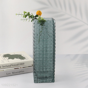 Low price glass indoor decor <em>flower</em> <em>vase</em> hydroponic <em>vase</em> bud <em>vase</em> for home