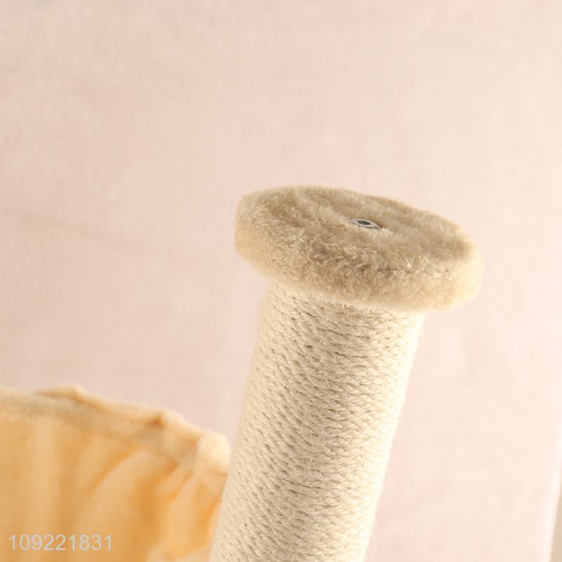 Good quality indoor pet supplies cat climbing frame plush cat tree