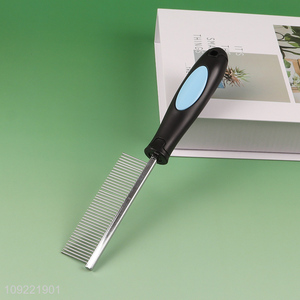 Hot Selling <em>Pet</em> Comb Rounded Teeth <em>Pet</em> <em>Dog</em> Grooming Brush