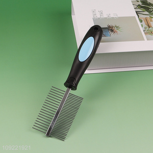 Wholesale Double Sided <em>Pet</em> Comb Rounded Teeth <em>Dog</em> Grooming Brush