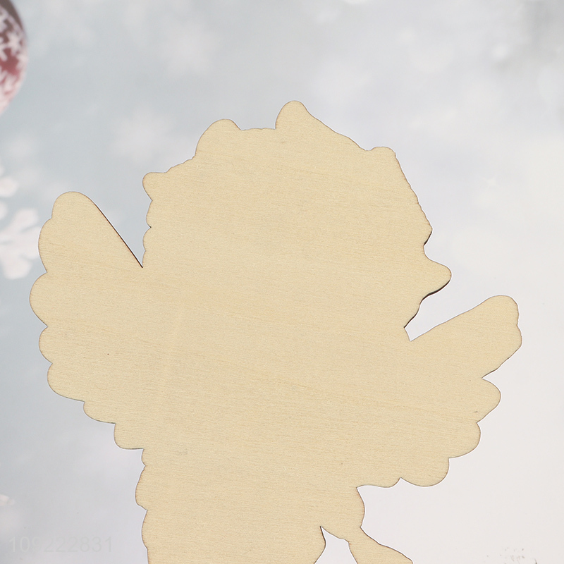 Online Wholesale Wooden Christmas Angel Tabletop Centerpieces for Xmas Party Decoration
