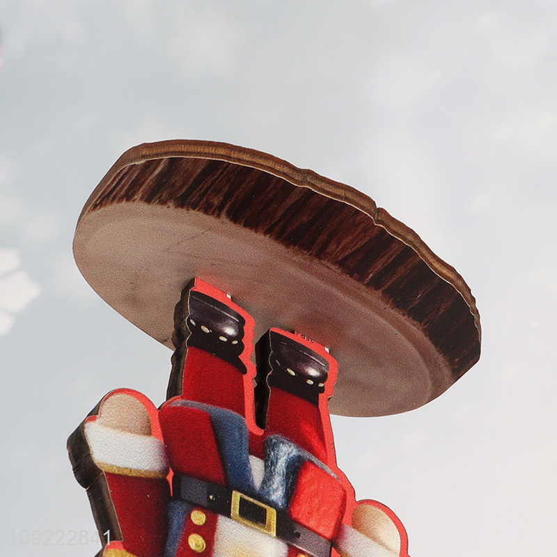 Good Quality Christmas Wooden Soldier Table Centerpieces Wooden Xmas Home Ornaments