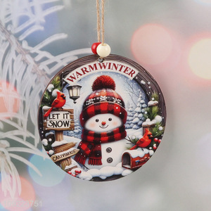 Online Wholesale Wooden Christmas Door Sign Hanging Ornaments for Porch Decoration