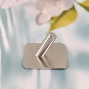 China Imports Adhesive Hooks Stainless Steel Wall Hooks for Bathroom