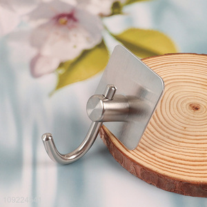 New Arrival Adhesive Hooks Stainless Steel Sticky On Wall Hooks