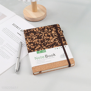 New Arrival A5 <em>Notebook</em> Cork Coffee Grounds Combined PU Leather Lined <em>Notebook</em>