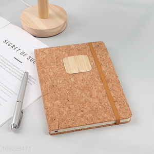 China Imports A5 <em>Notebook</em> Cork Pattern PU Leather Lined Journal <em>Notebook</em>