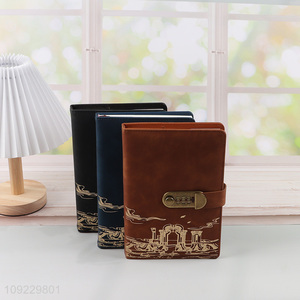 Wholesale A5 <em>Notebook</em> PU Leather Journal <em>Notebook</em> for Home Office School