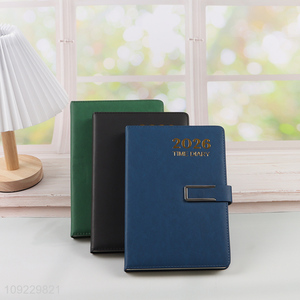 High Quality A5 <em>Notebook</em> PU Leather Cover Lined <em>Notebook</em> Academic Planner
