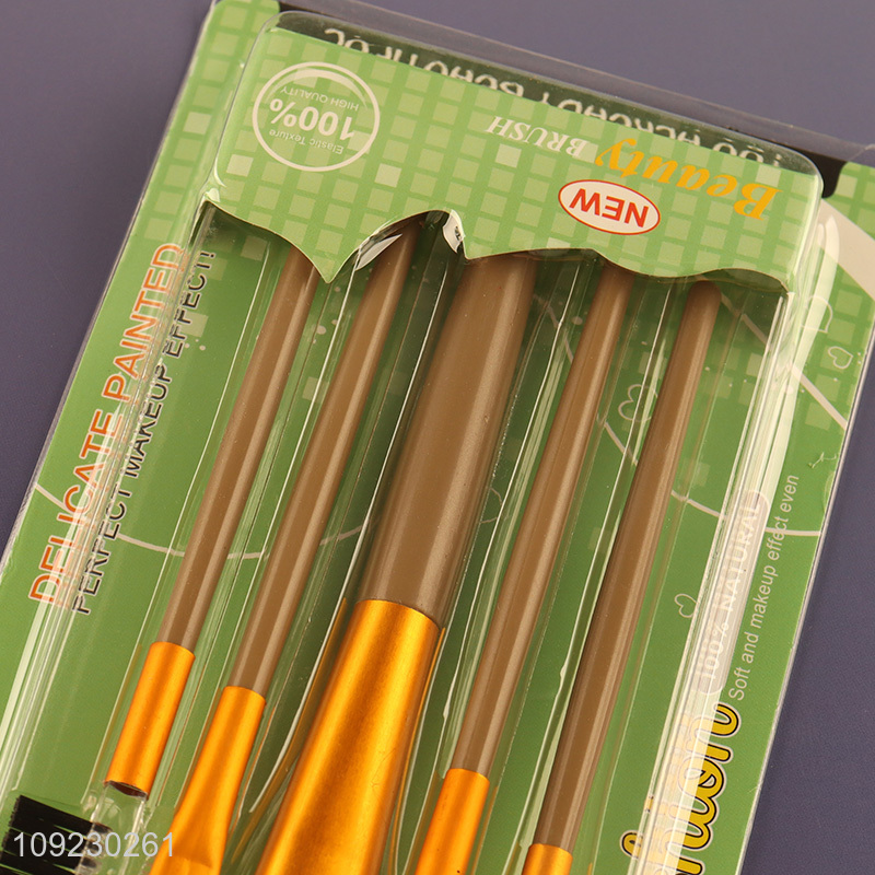 Factory direct sale 5pcs makeup tool makeup brush cosmetic brush wholesale