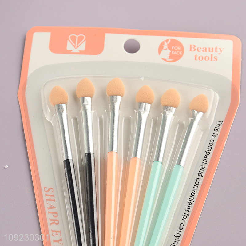 Top selling 6pcs professional beauty tool eye shadow stick makeup tool