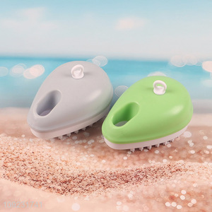 Good Quality <em>Pet</em> Dog Cat Bath Brush Dog Shampoo Brush Wholesale