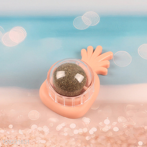 New Arrival Cat Toy Catnip Ball Anxiety Relief Cat Edible Toy