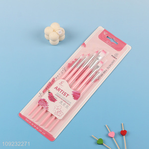 China Imports 6PCS Paint Brush Set for Acrylic <em>Painting</em> Oil Watercolor
