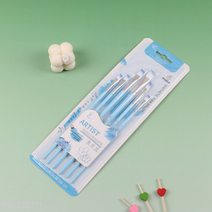 New Arrival 6PCS Paint Brush Set for Acrylic <em>Painting</em> Oil Watercolor