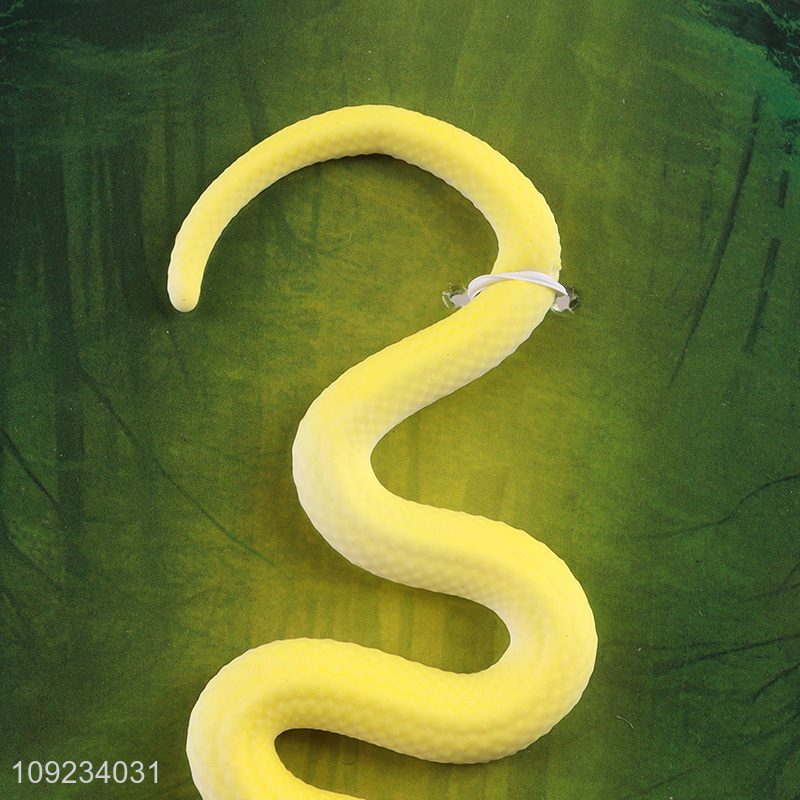 China Wholesale Color Changing Snake Toy Stretchy Fake Snake Toy
