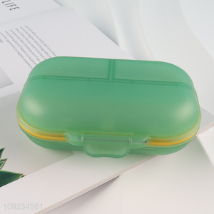 Top selling green plastic medicine <em>storage</em> <em>box</em> pill <em>box</em> wholesale