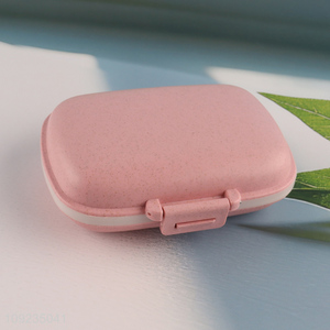 Latest products pink portable travel plastic medicine <em>storage</em> <em>box</em> pill <em>box</em>