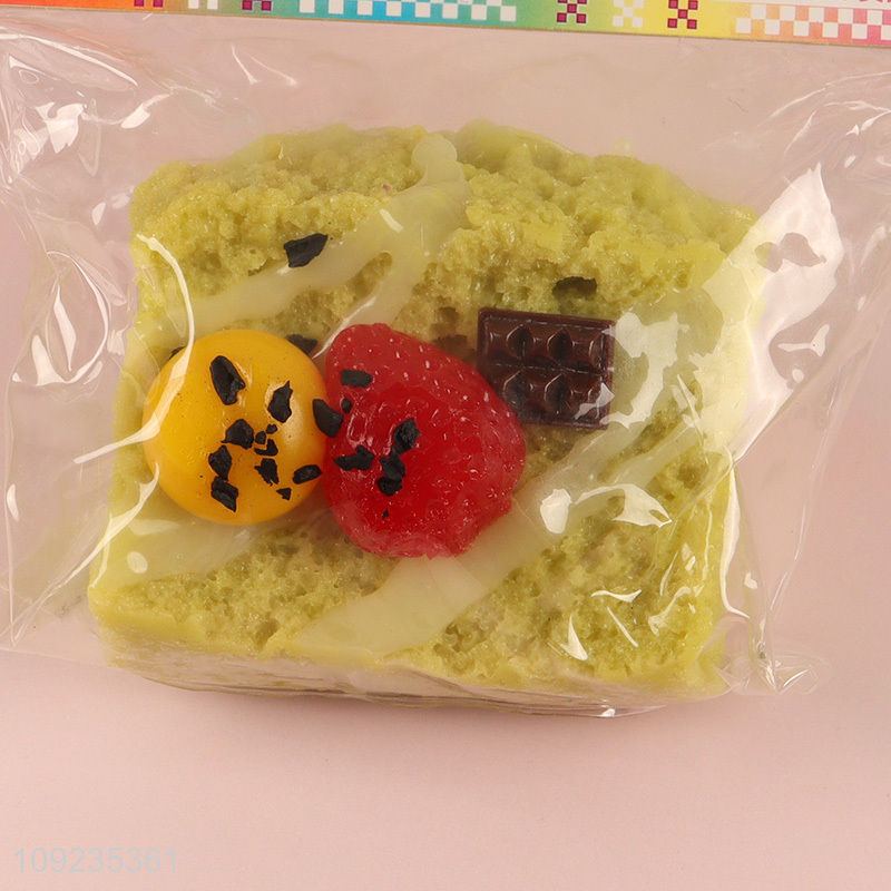 Hot Selling Artificial Food Squishy Toy Soft Squeeze Stress Relief Toy