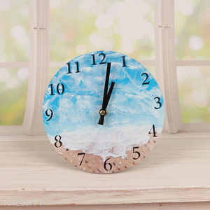 Wholesale Beach Wall Clock Battery Operated Wall Clock for <em>Bathroom</em> Decor