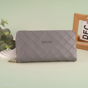 China supplier fashion women long style waterproof wallet for sale
