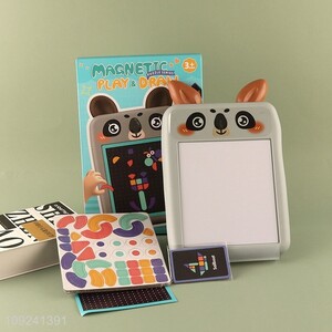 New Arrival 2-In-1 Magnetic <em>Puzzle</em> Game Doodle Board Set for Kids