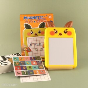 Hot Selling 2-In-1 Magnetic <em>Puzzle</em> Game Writing Tablet Set for Kids