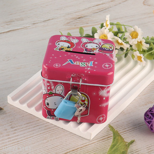 Online Wholesale Tin Piggy Bank Metal <em>Money</em> <em>Box</em> Tin Coin Bank for Kids