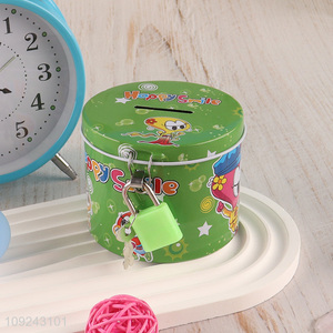 New Product Tin <em>Money</em> <em>Box</em> Metal Coin Saving <em>Box</em> Tin Piggy Bank