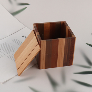 Online Wholesale Bamboo Wood <em>Pencil</em> Holder Stand Office Desk Organizer
