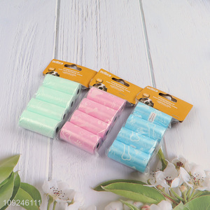China factory portable mini disposable degradable <em>pet</em> poop bag