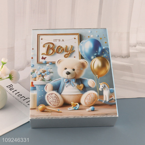 Good Quality 100Pages 200Photos 4X6 Inch Cute <em>Photo</em> <em>Album</em> for Baby Boy